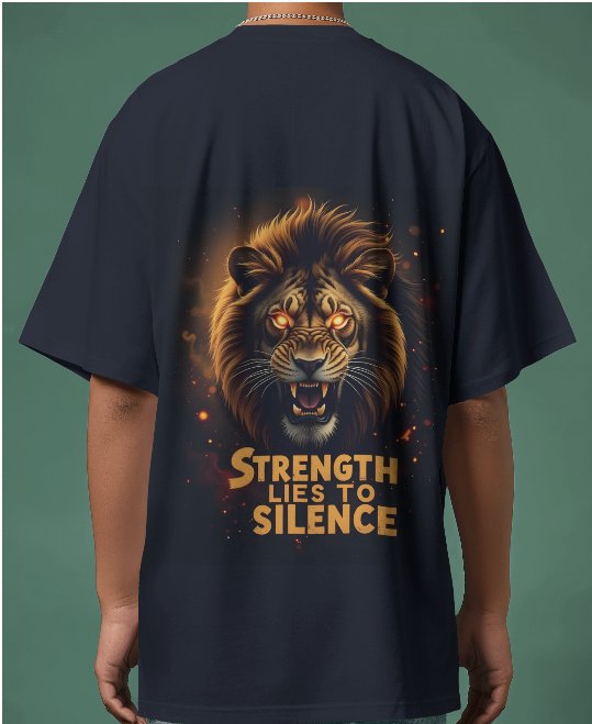 SILENT KING: Lion's Wrath Oversized Tee