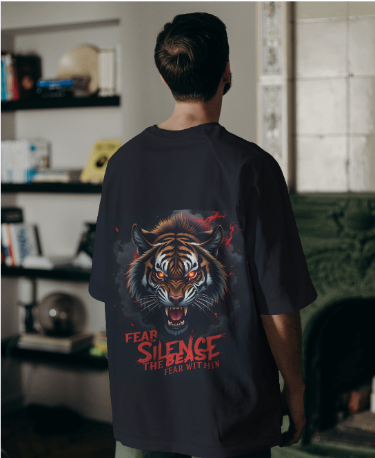 Fierce Stripes: Tiger Oversized T-Shirt