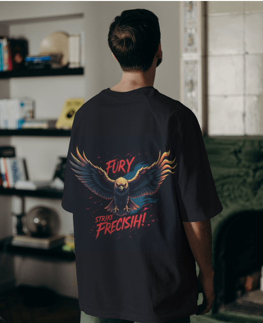 Fury  Striks: Red Eagle  Oversized T-Shirt