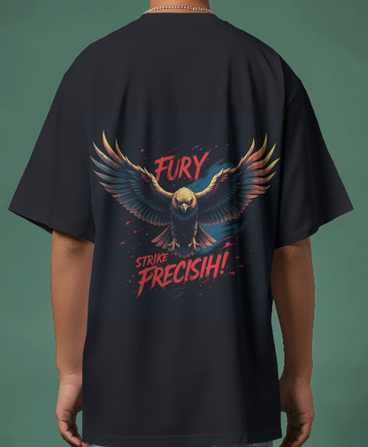 Fury  Striks: Red Eagle  Oversized T-Shirt