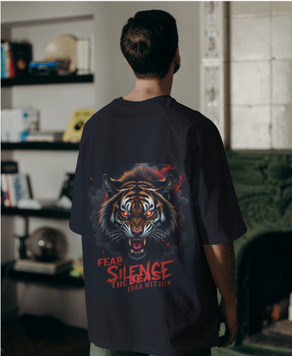 Fierce Stripes: Tiger Oversized T-Shirt